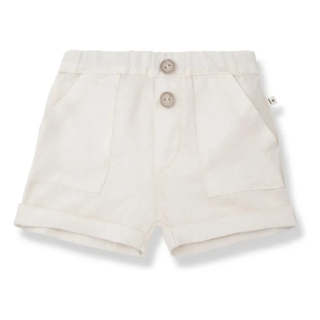 Pantaloncini in lino Peris | Ecru
