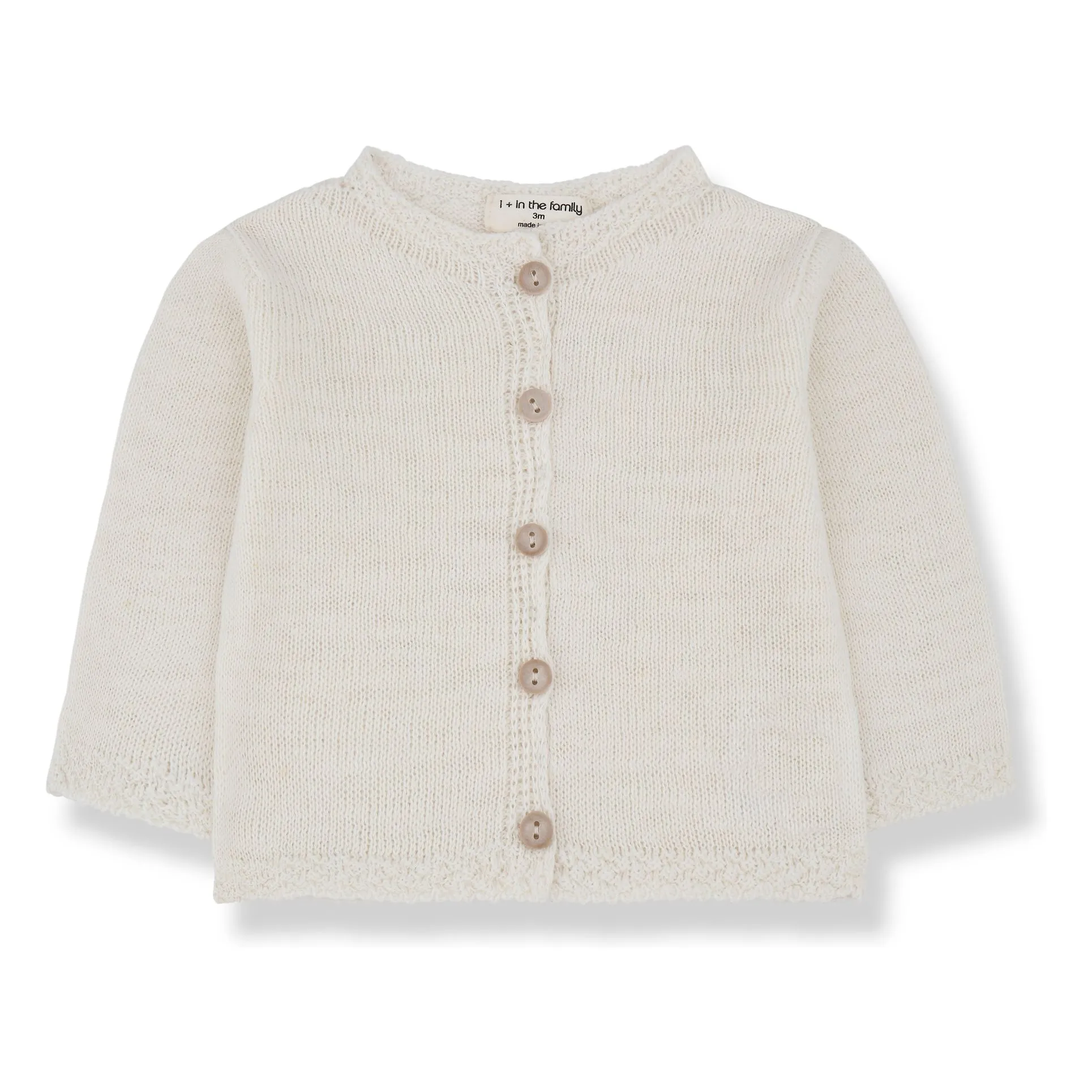 1+ In The Family Ecru Musha Cardigan