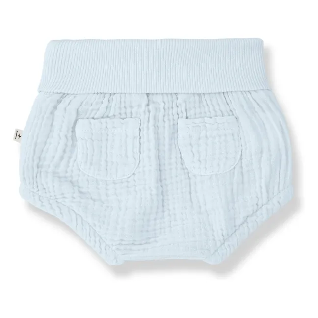 Bloomer in garza di cotone Titus | Azzurro fiordaliso