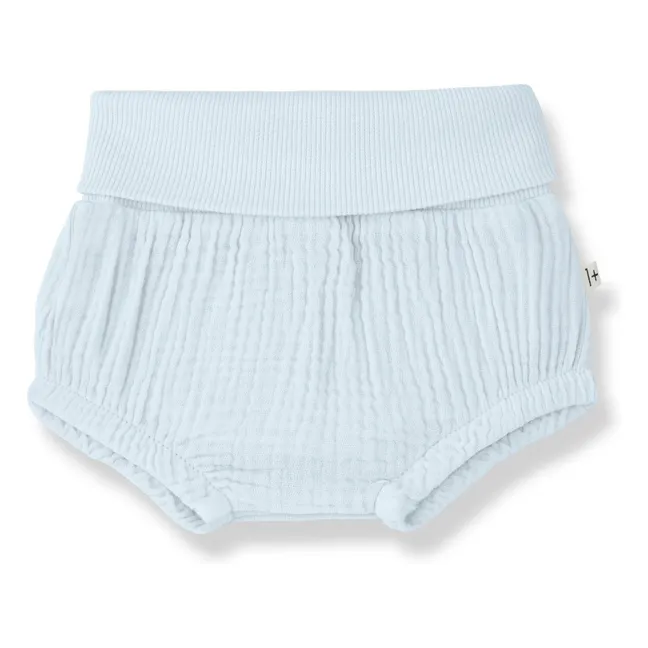 Bloomer in garza di cotone Titus | Azzurro fiordaliso
