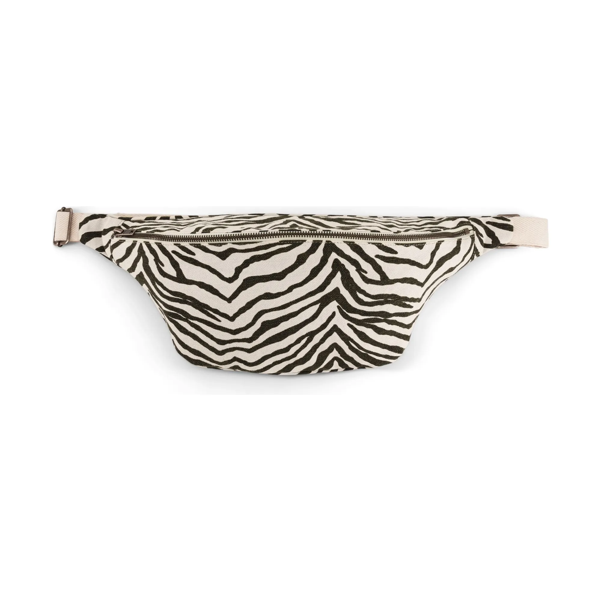Rose In April Ecru Zebrou Fanny Pack
