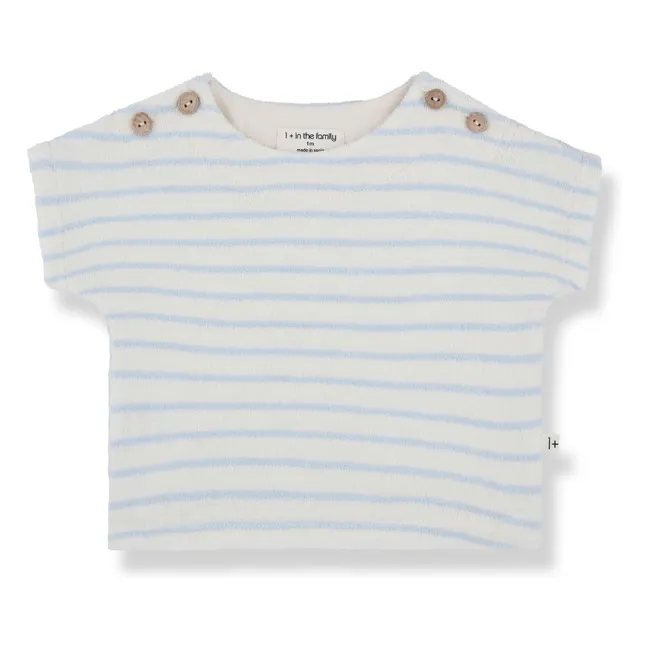 T-Shirt Tomaso Schwamm | Blassblau