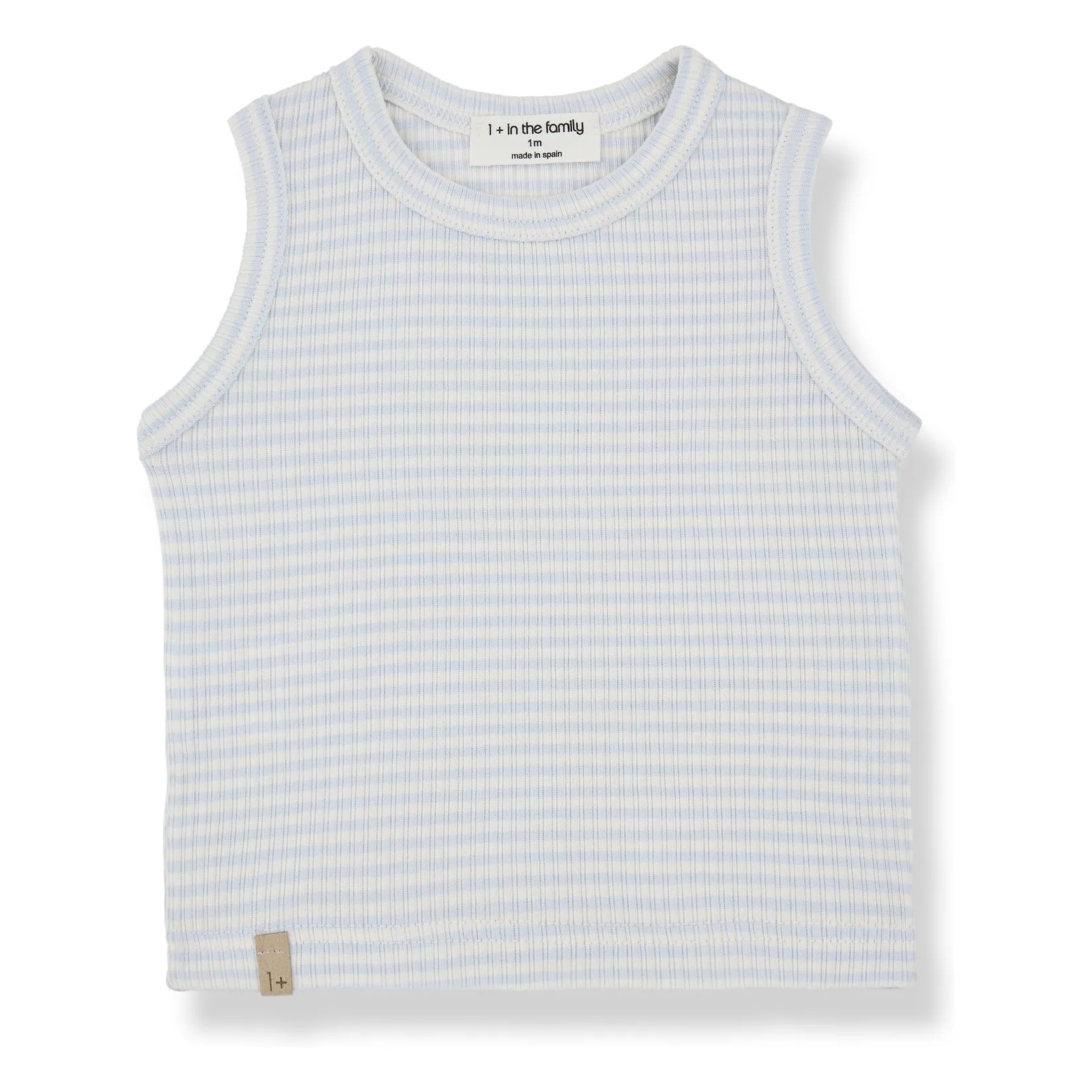 1+ In The Family Pale Blue Lars Tank Top