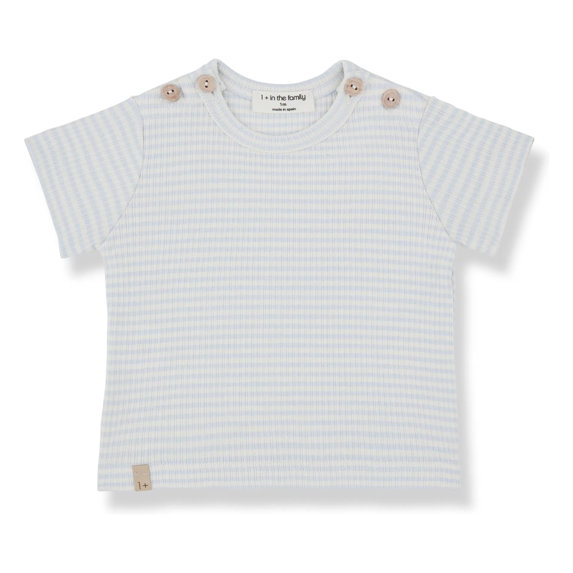 1+ In The Family Pale Blue Jon T-Shirt