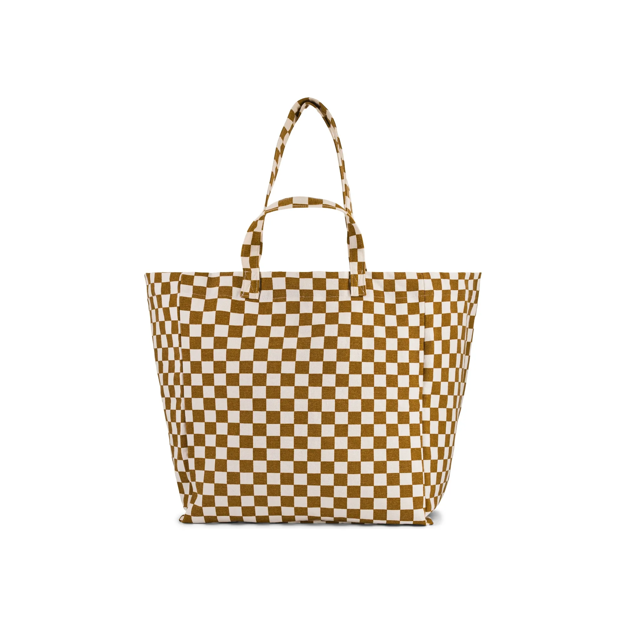 Rose In April Caramel Elisa Damier Tote Bag