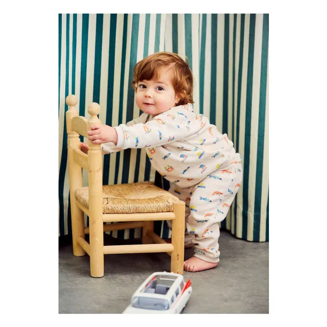 Felibert Organic Terry Pants | Ecru