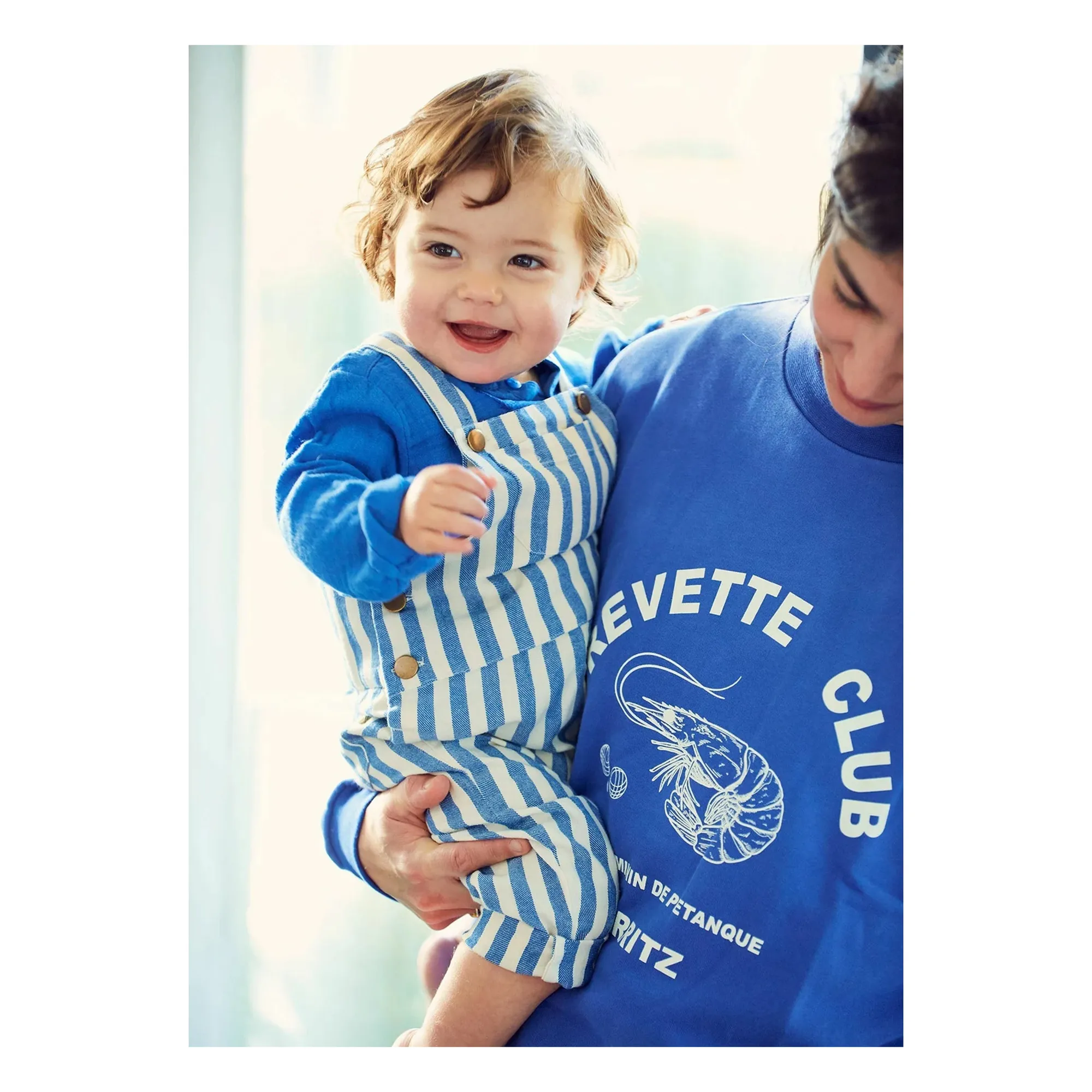 Chemise Faustus Double Gaze de Coton | Cobalt- Image produit n°0
