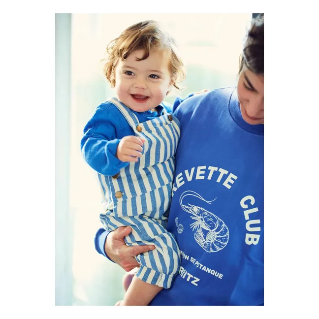 Chemise Faustus Double Gaze de Coton | Cobalt