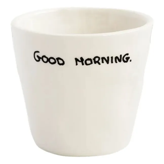 Buenos días taza de café espresso | Crema