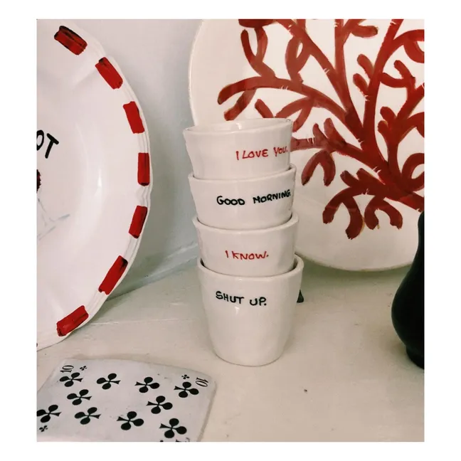 Buenos días taza de café espresso | Crema