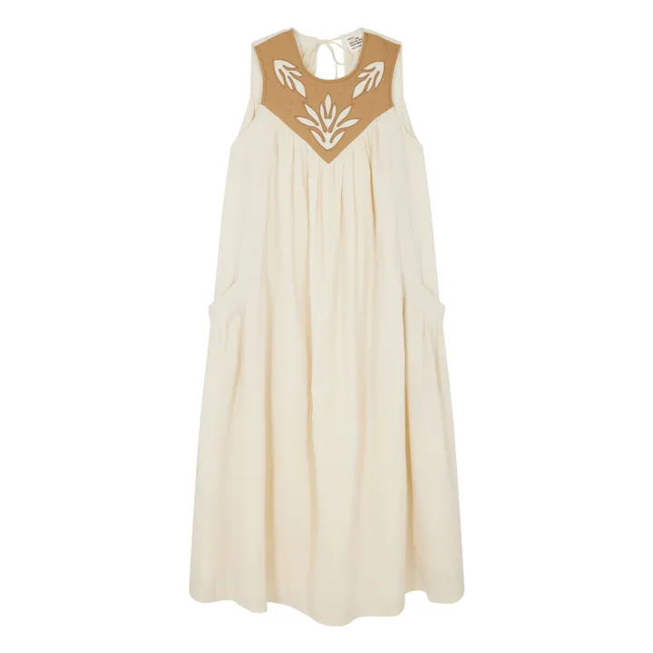 Robe Robeen Paros Coton Bio | Blanc cassé- Image produit n°0