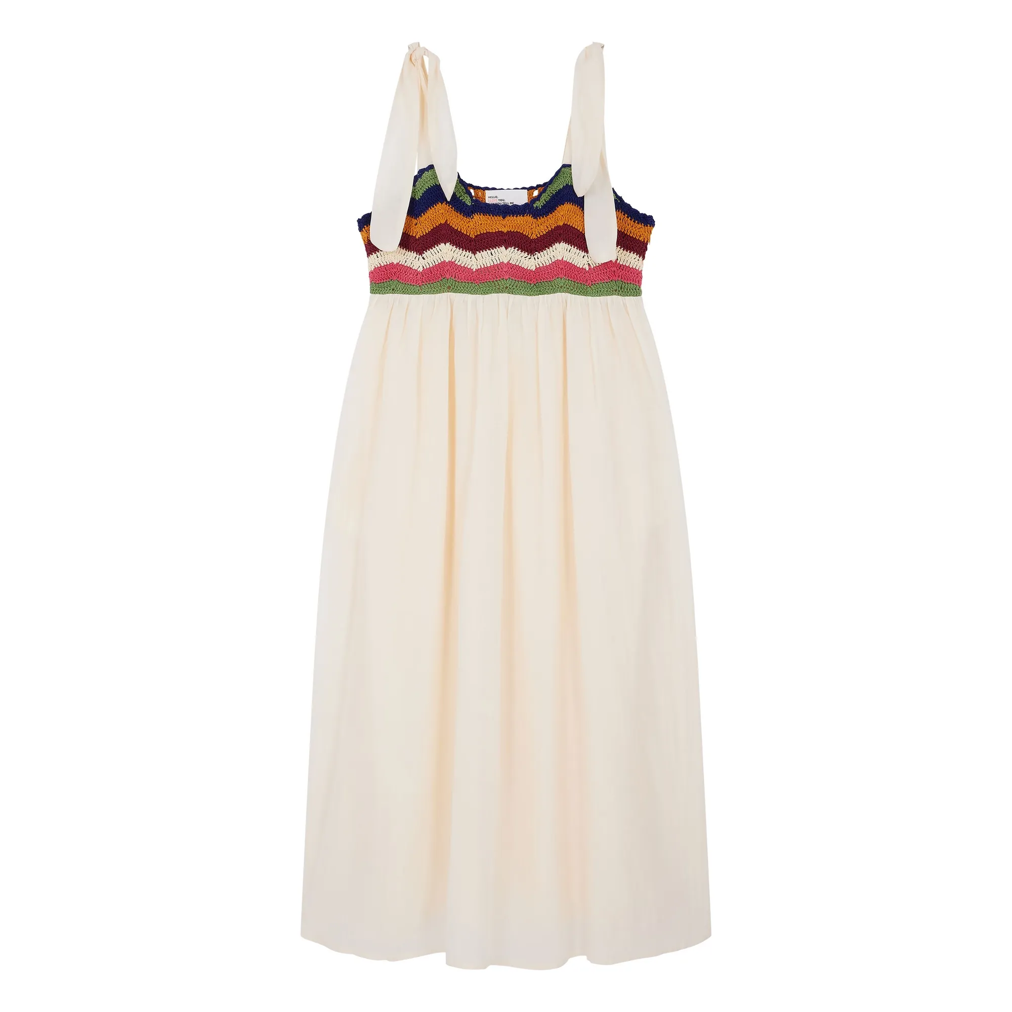 Leon & Harper Off White Ricq Crochet Dress