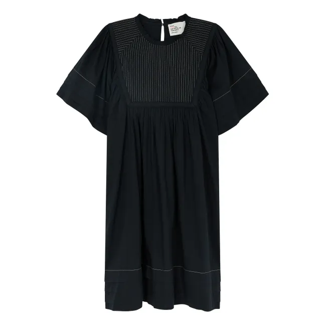 Abito in cotone biologico Rigby Pint | Nero