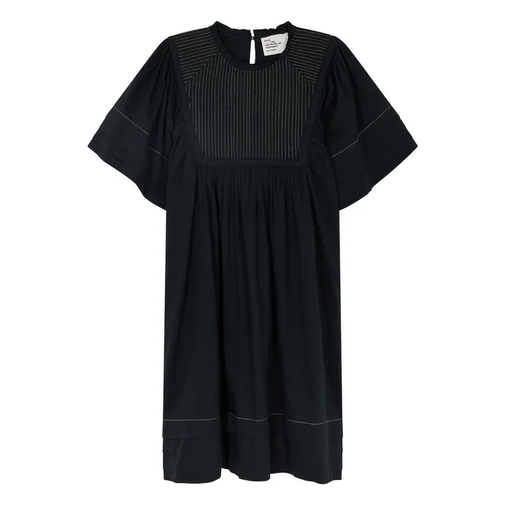 Robe Rigby Pint Coton Bio | Noir- Image produit n°0
