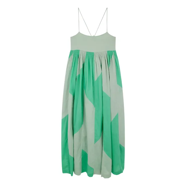 Kleid Raptor Patch Bio-Baumwolle | Grün