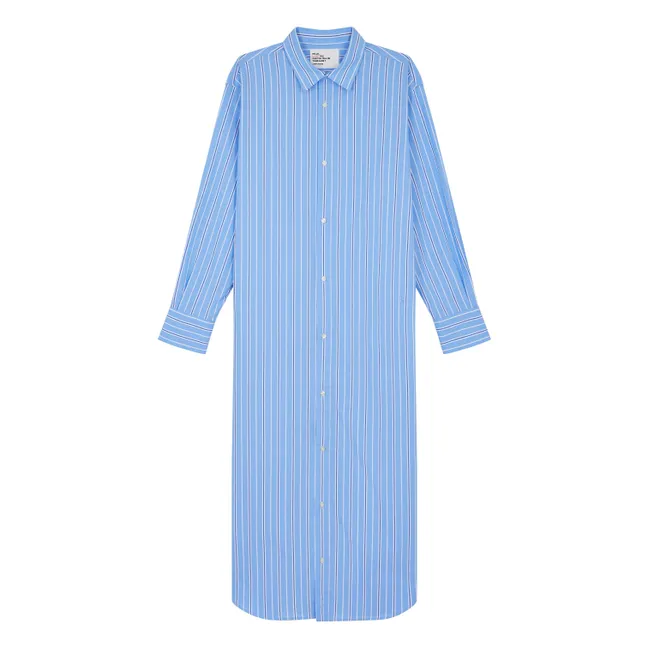 Kleid Ran Streifen | Blau