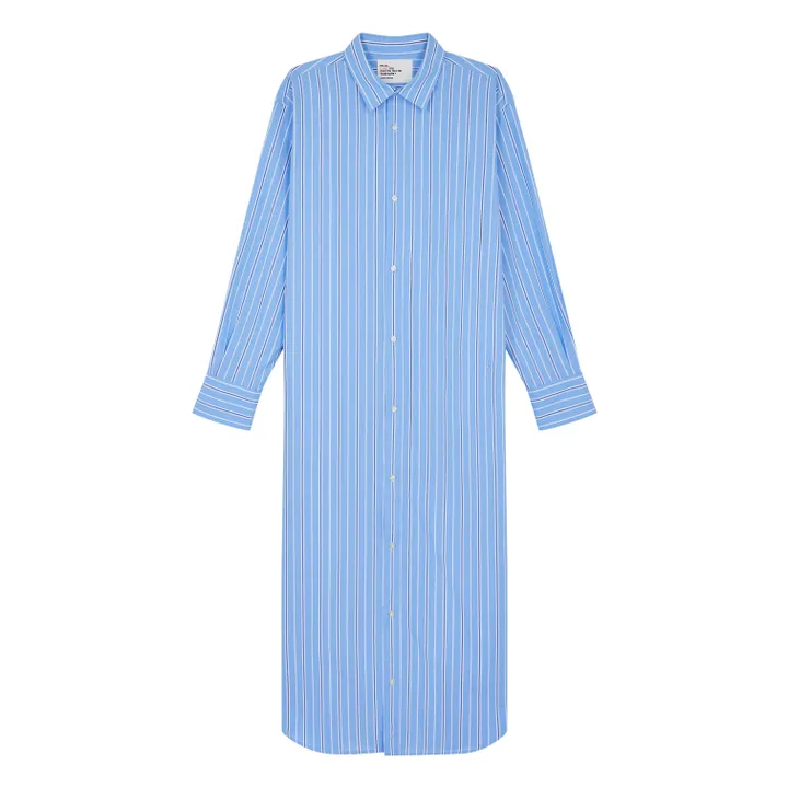Robe Ran Rayures | Bleu- Image produit n°0