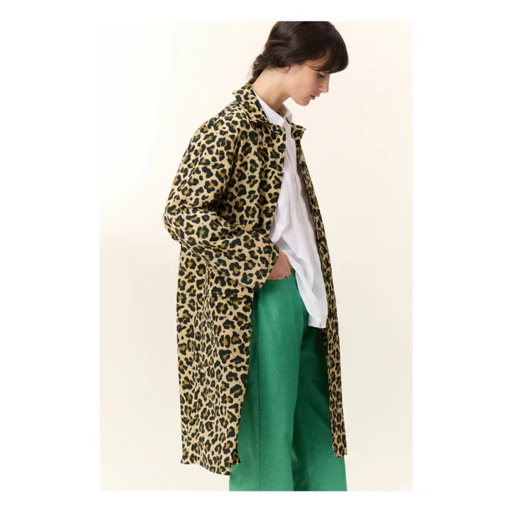 Manteau Aviona Léopard | Beige- Image produit n°2