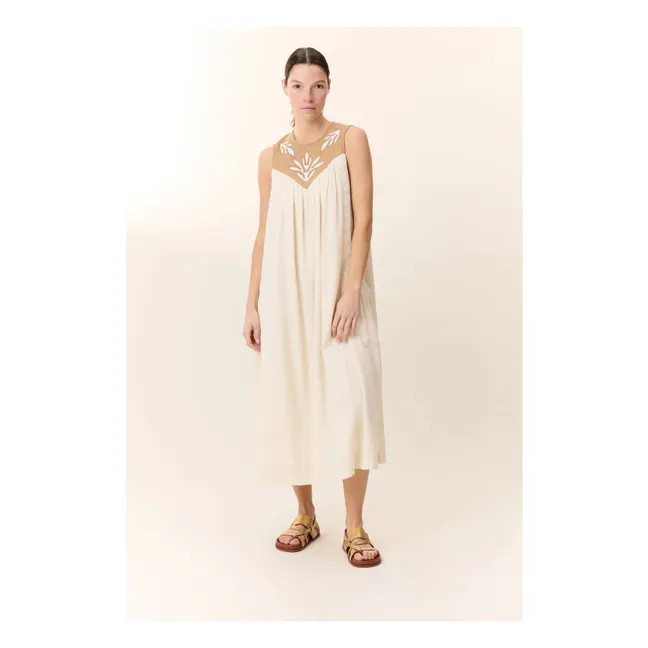 Abito Dressen Paros Cotone organico | Bianco