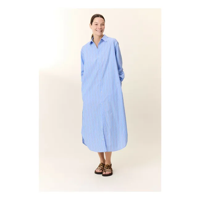 Kleid Ran Streifen | Blau