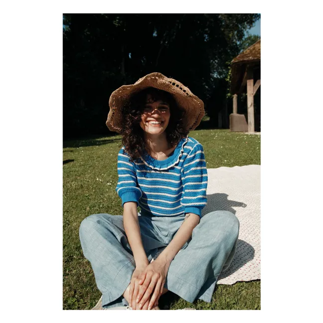 Pullover Bessie | Lagune Blau