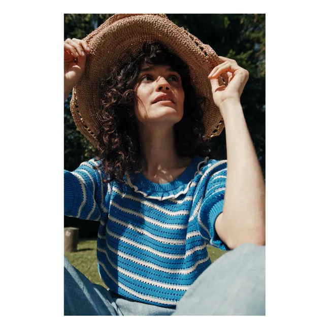 Pullover Bessie | Lagune Blau