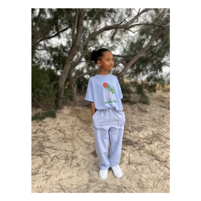 T-shirt Dylan Coton Bio | Bleu Clair