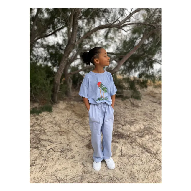 T-shirt Dylan Coton Bio | Bleu Clair