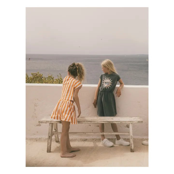 Oda skirt Organic cotton | Orange- Product image n°4