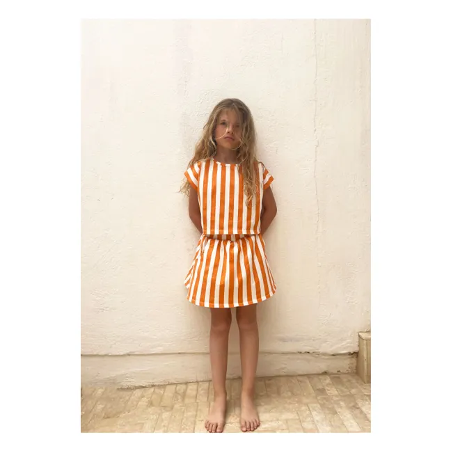 Jupe Oda Coton Bio | Orange