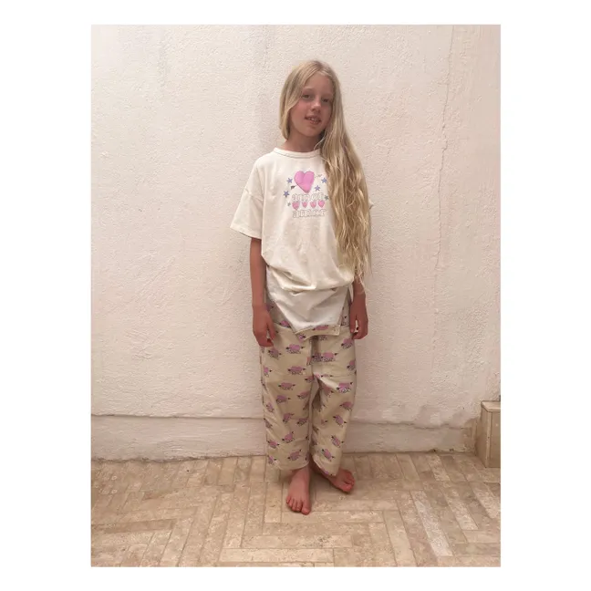 T-shirt Dylan Coton Bio | Rose pâle