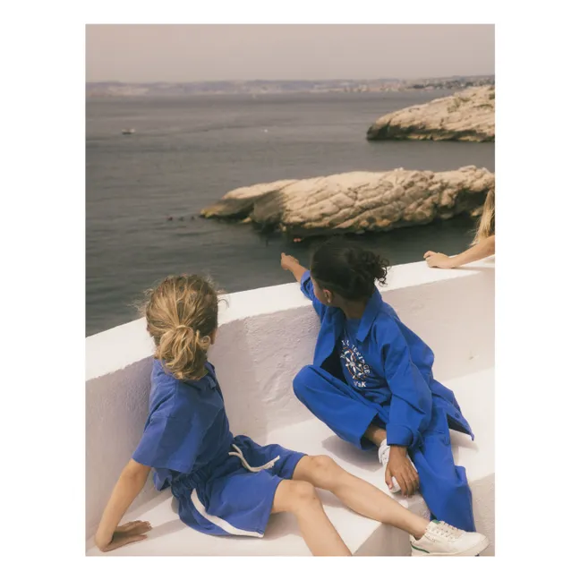 Pantaloncini in cotone organico Marlow | Blu reale