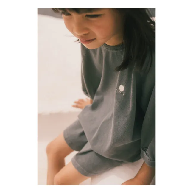 Jupe Oda Coton Bio | Gris anthracite