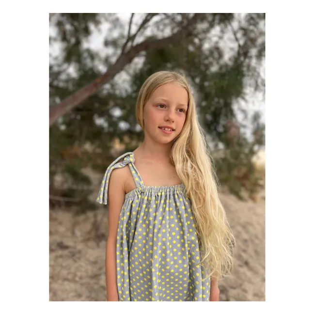 Robe Margot Eponge Bio | Vert céladon