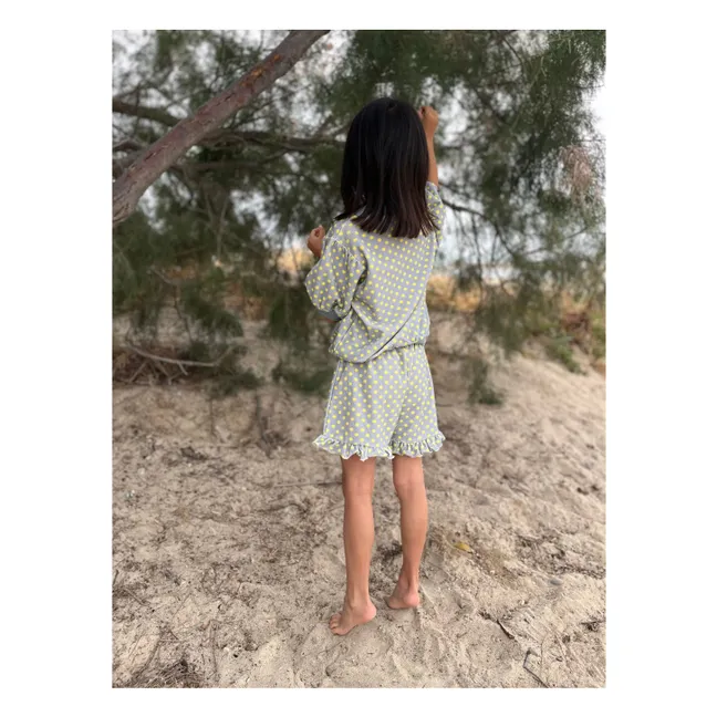 Short Carla Eponge Bio | Vert céladon