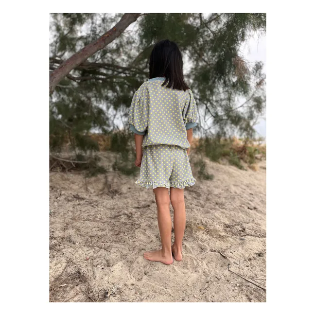 Short Carla Eponge Bio | Vert céladon