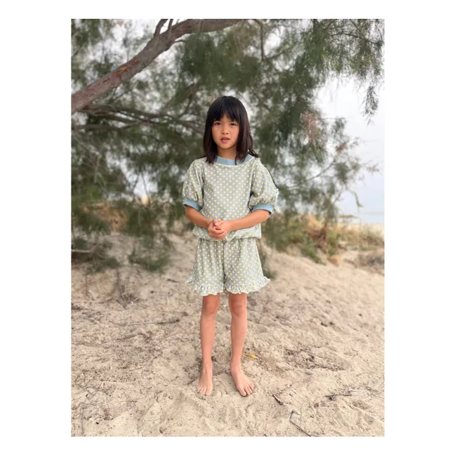Short Carla Eponge Bio | Vert céladon