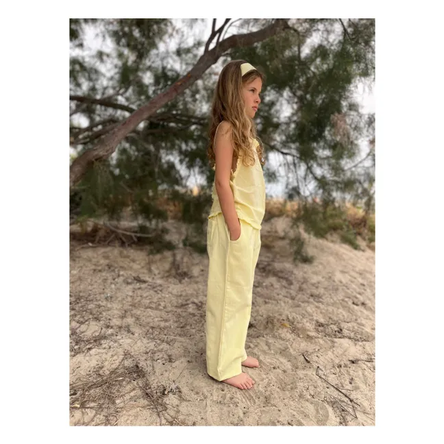 Pantalones Elia | Amarillo palo