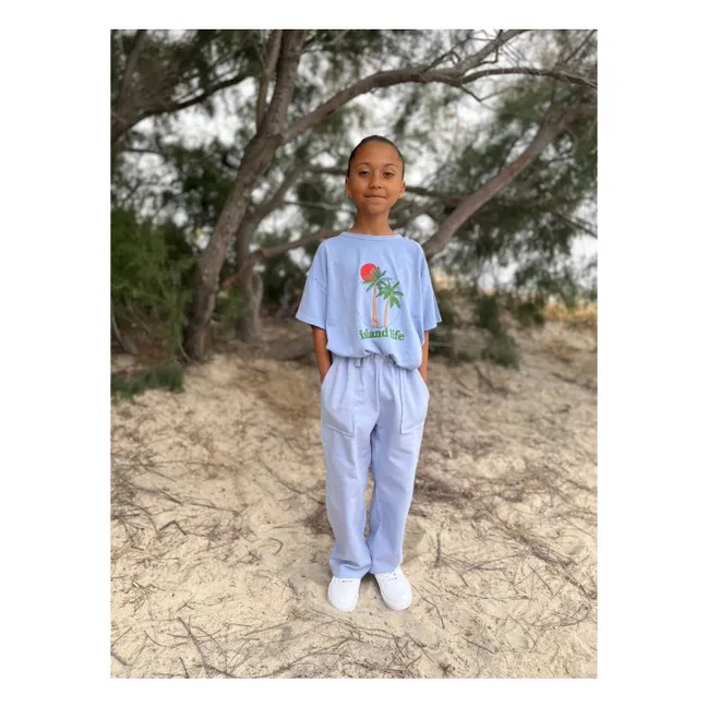 T-shirt Dylan Coton Bio | Bleu Clair