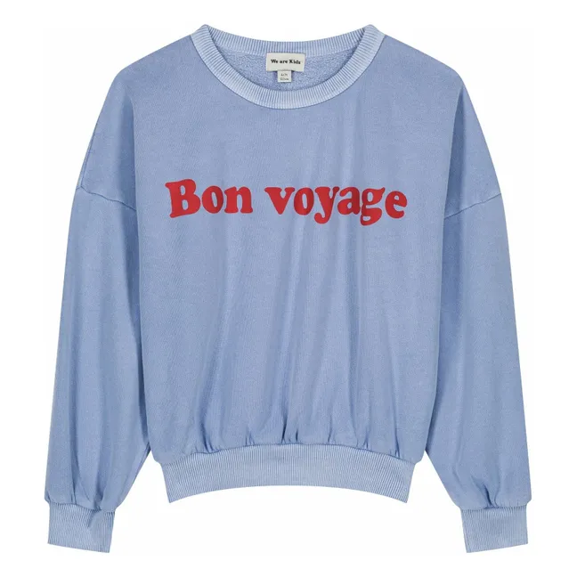 Felpa Tony in cotone organico | Azzurro