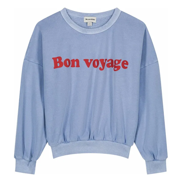 Sweatshirt Tony aus Bio-Baumwolle | Hellblau- Produktbild Nr. 0