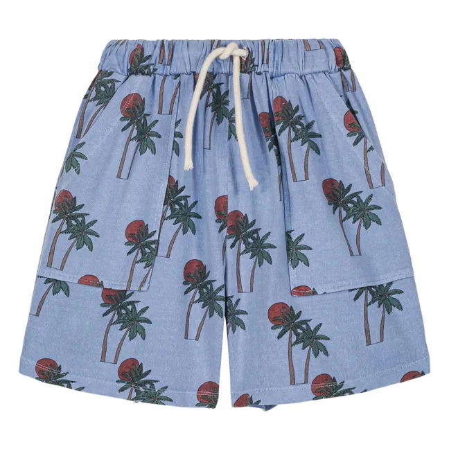 Short Gianni Coton Bio | Bleu