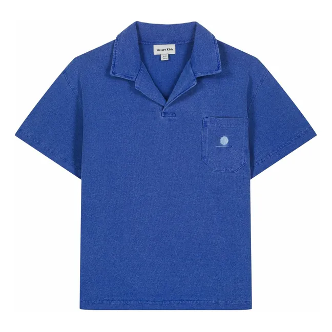 Polo Ryan in cotone biologico | Blu reale