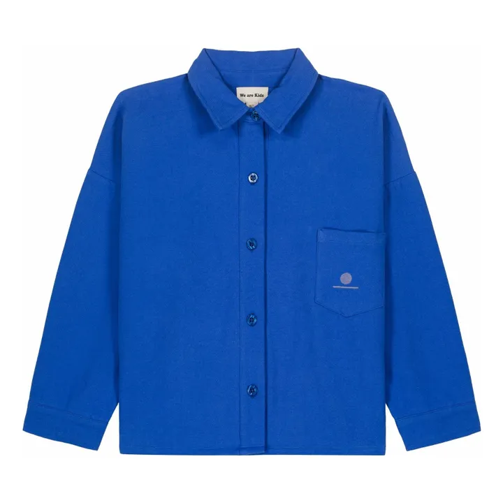 Chemise Johnny | Bleu roi- Image produit n°0