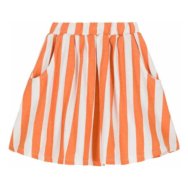 Falda Oda Algodón orgánico | Naranja