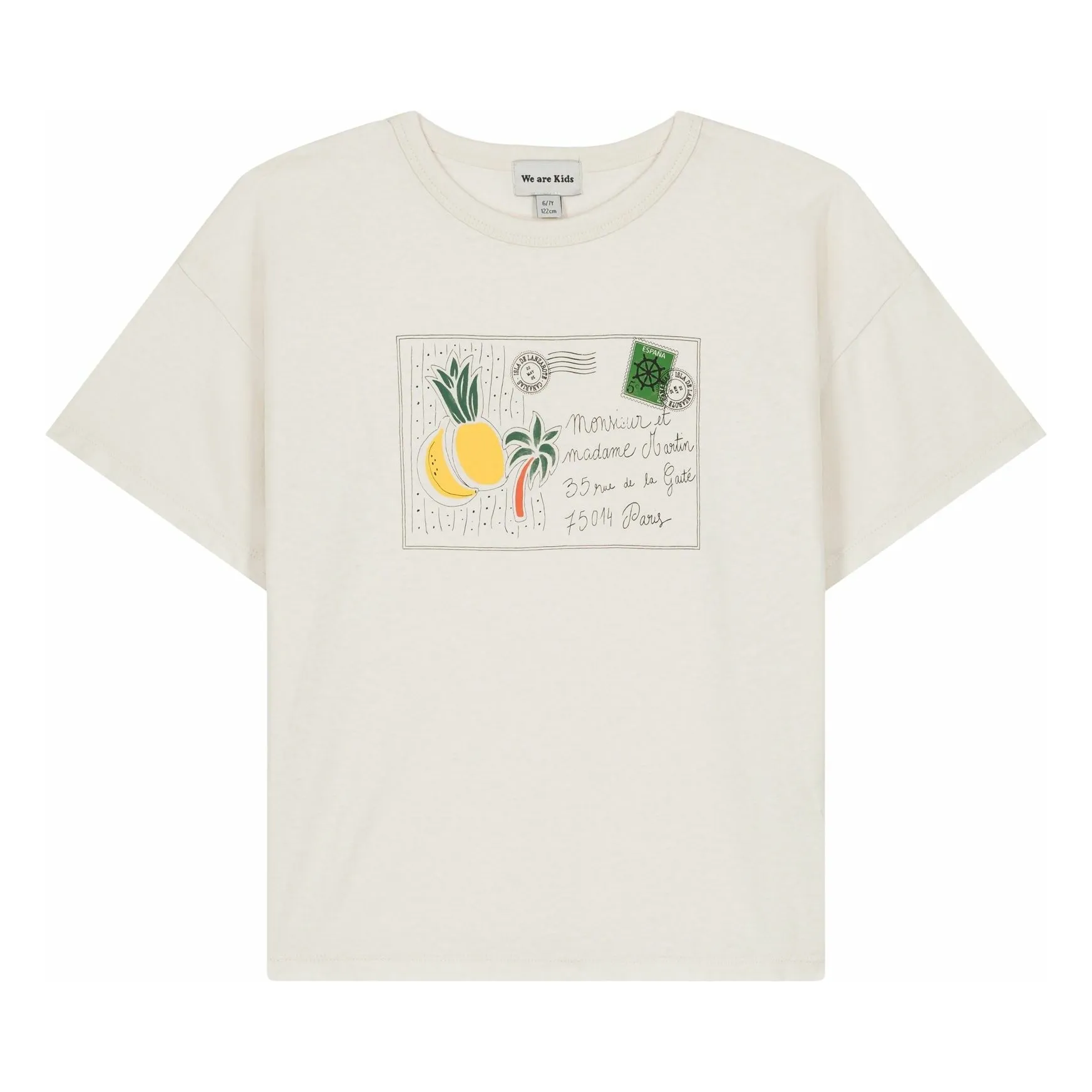 We Are Kids White Dylan Organic Cotton T-Shirt