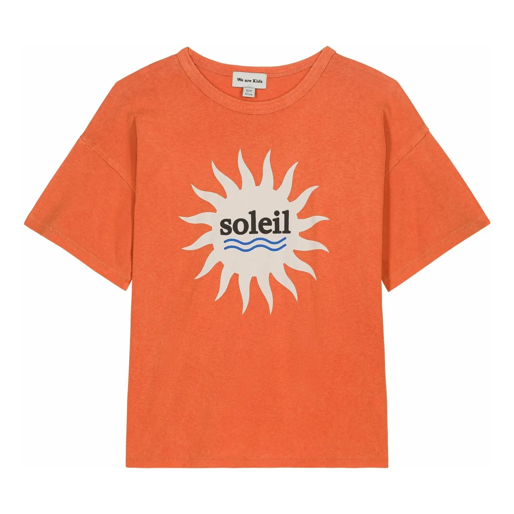 We Are Kids Orange Dylan Organic Cotton T-Shirt
