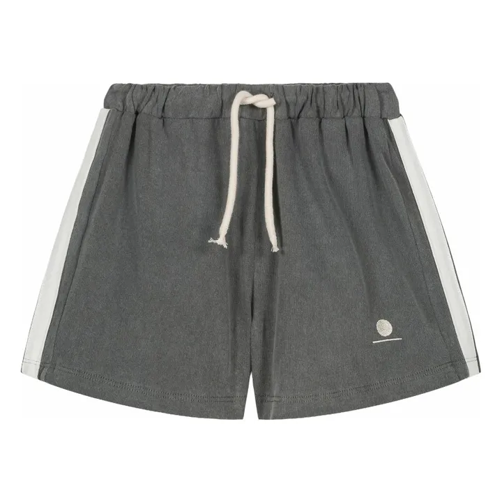 Marlow organic cotton shorts | Charcoal grey- Product image n°0