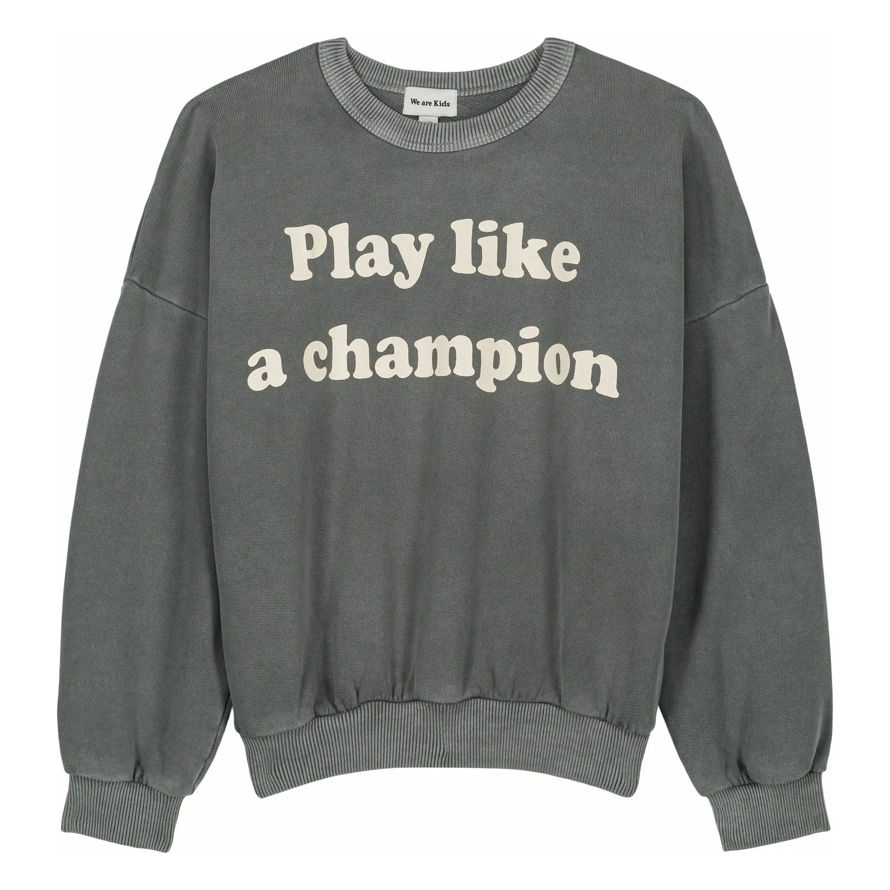 We Are Kids Charcoal Grey Sweat Tony Organic Cotton