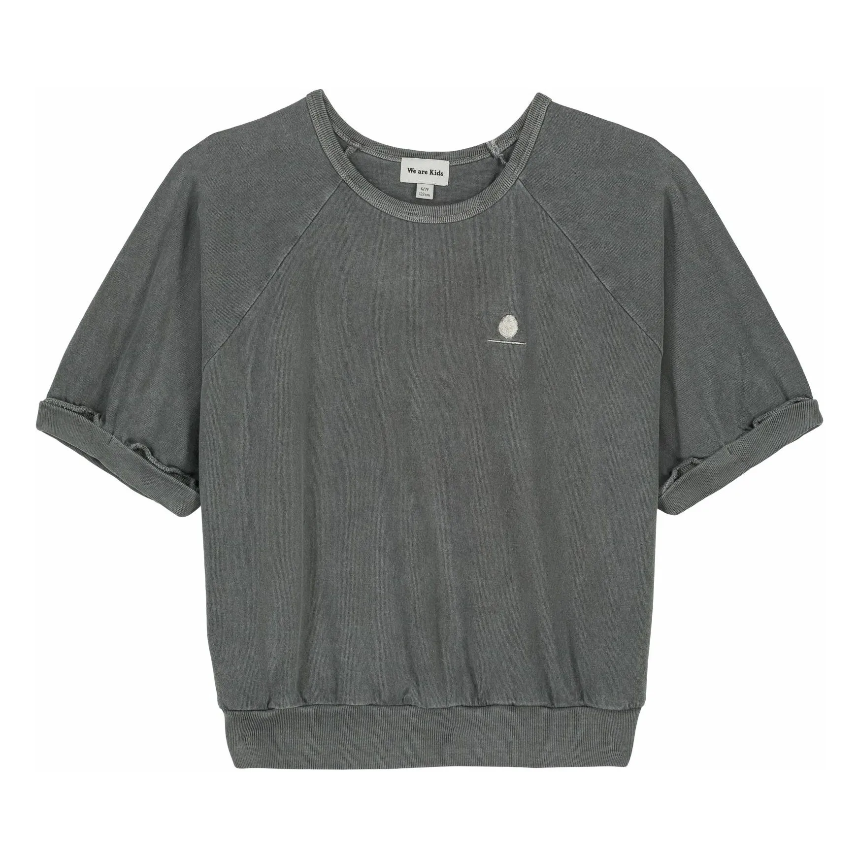 We Are Kids Charcoal Grey Mika Organic Cotton T-Shirt